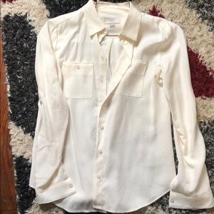 Loft outlet button blouse